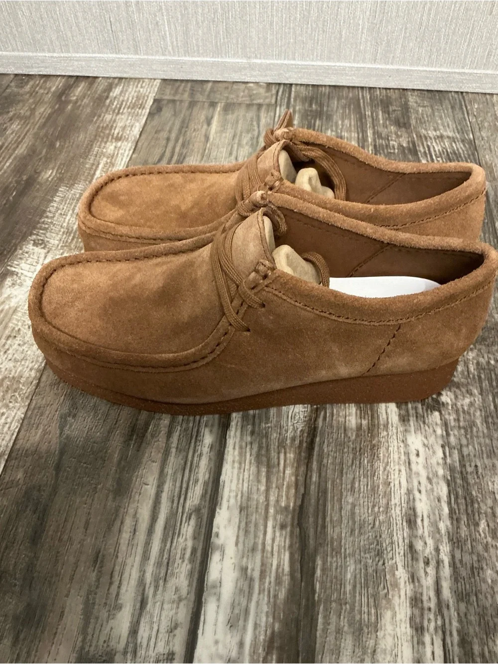 Clarks Men's Brown Suede Wallabee-Style Slip-On Loafer Size 8